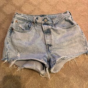 Levi’s Light Blue Jean Shorts
